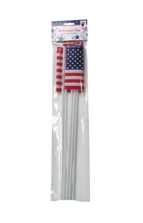 1.99 AMERICAN FLAG 5 PACK